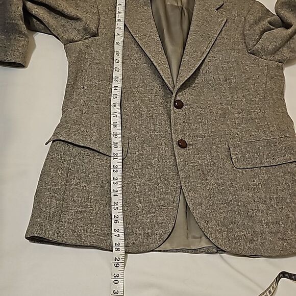 Vintage Chaps by Ralph Lauren camelhair sportcoat small - Picture 8 of 15